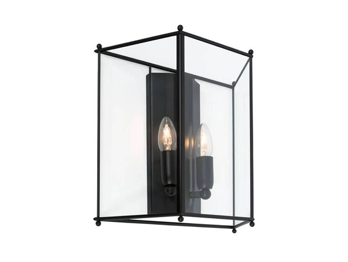 Konsthantverk Lampe murale Glimminge verre/noir