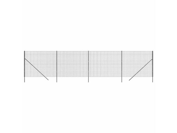 vidaXL - Draadgaashek - 1\,6x10 - m - gegalvaniseerd - staal - antracietkleurig