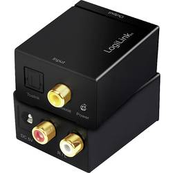LogiLink CA0100 LogiLink - Digital-Analog-Audiowandler Toslink / Cinch Audio Adapter [1x Toslink-Buchse (ODT), Cinch-Buchse - 1x Cinch-Buchse, Cinch-Buchse]