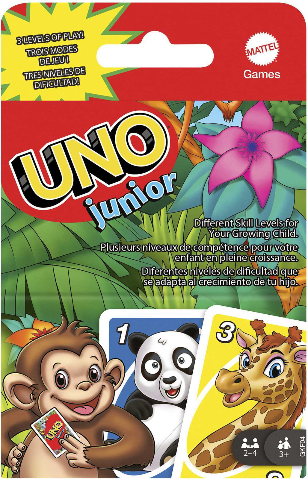 Mattel Games UNO Junior kaartspel voor kinderen