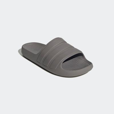 Badesandale ADIDAS SPORTSWEAR "FLOW ADILETTE", Damen, Gr. 43, grau (taupe oxide, taupe oxide, taupe oxide), Synthetik, Schuhe, Badelatschen