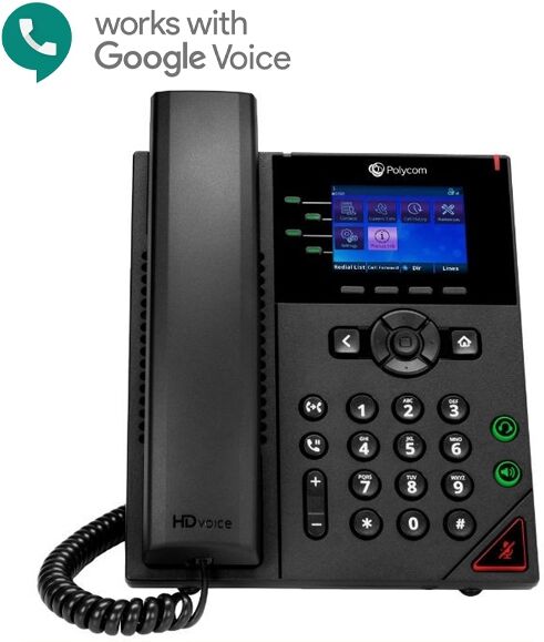 Poly VVX 250 - OBi Edition Téléphone de bureau IP avec 4 lignes SIP