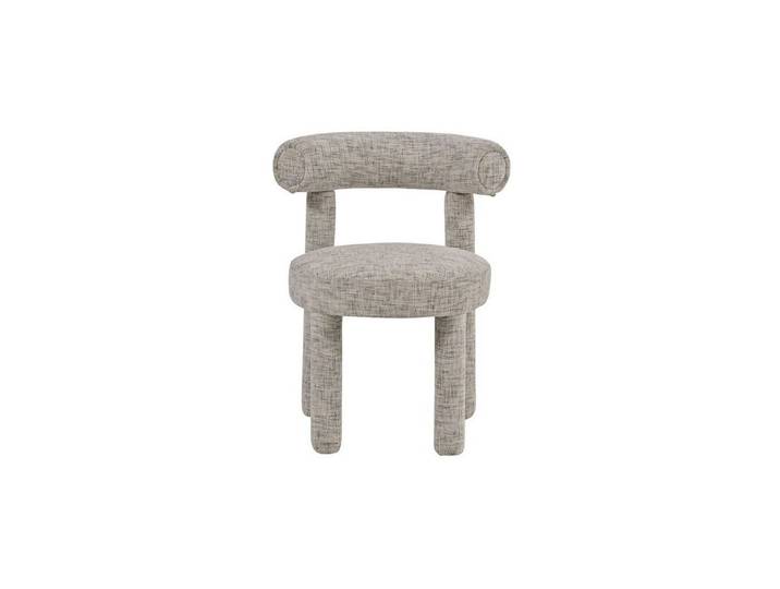 Livin Hill Stuhl Leith, bunte Chenille-Melange mit Blau- und Naturakzenten