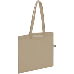 Böttcher-AG Einkaufstasche Shoppy, beige, Zubehörtasche, aus Polyester, faltbar, mit Henkeln, 38 x 42cm