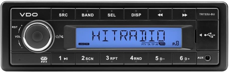 VDO TR722U-BU Autoradio