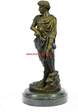 Bronzhaus Julius Caesar Statue Figurine Art Sculpture - Roman Emperor 100 Percent Real Bronze Art