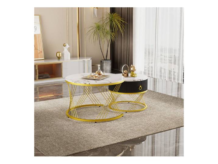 Fine Life Pro Couchtisch Eleganter zusammensetzbarer Couchtisc