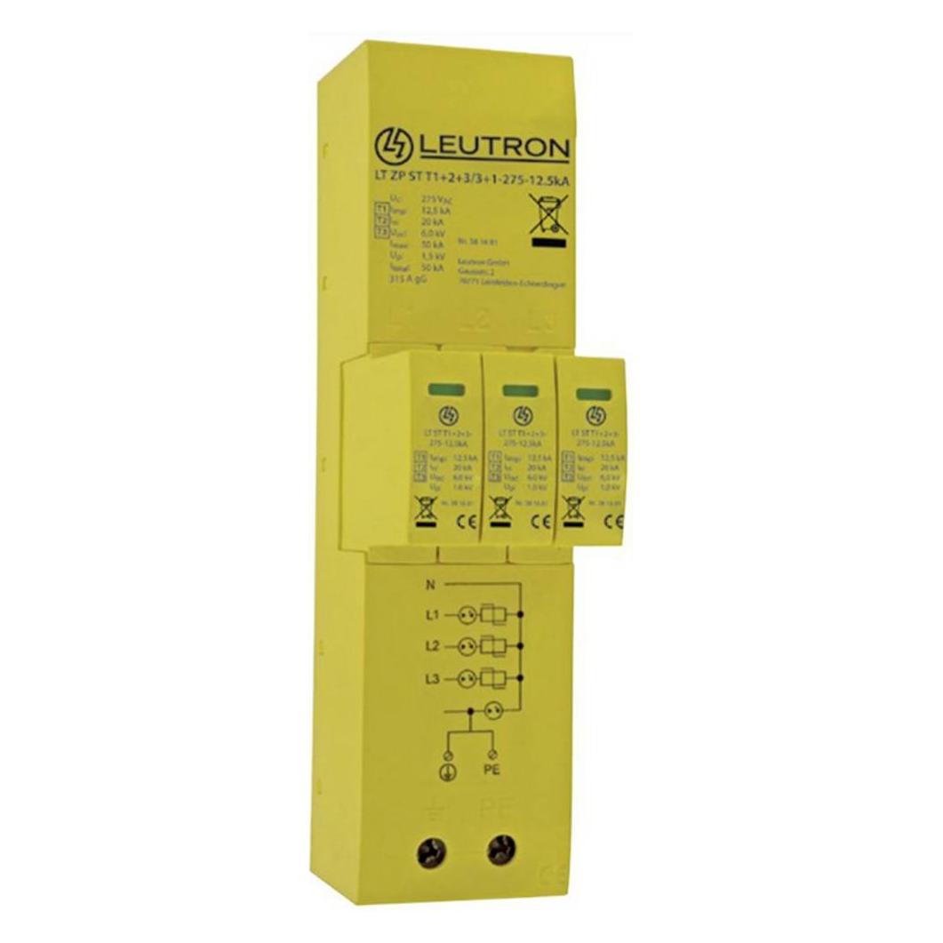 Leutron 381681 LT ZP ST T1+2+3/3+1-275-12.5kA Überspannungsschutzgerät Überspannungsschutz für: (381681)