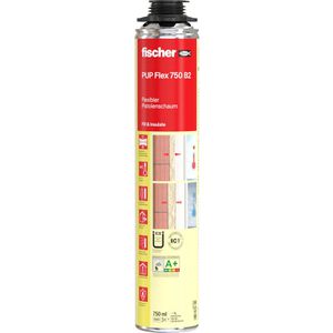 Fischer Bauschaum 543453, B2, 1K, PUP Flex 750, für Schaumpistole, schall- und wärmedämmend, 750 ml