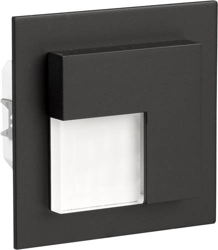 Zamel 07-221-62 Timo LED-Wandeinbauleuchte LED LED fest eingebaut 0.42W Schwarz