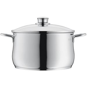 WMF Kochtopf Diadem Plus Fleischtopf, 6,5 Liter, induktionsgeeignet, aus Edelstahl, 24 x 14cm (ØxH)