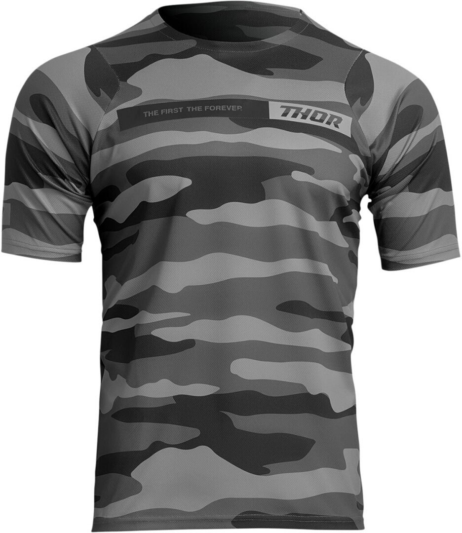 Thor Assist Camo Kurzarm Fahrrad Jersey 50200026