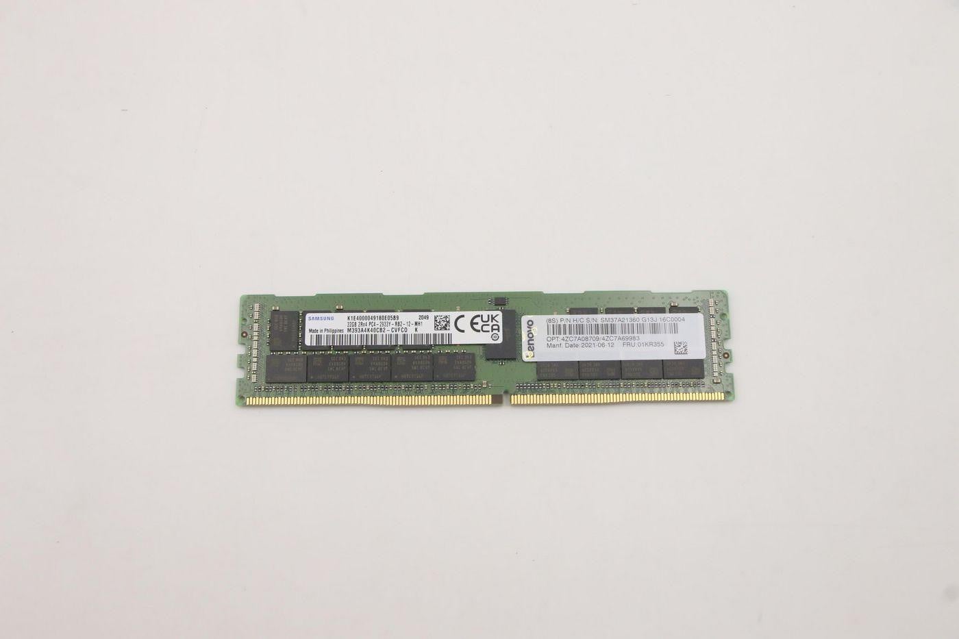 Lenovo 32 GB TruDDR4 RDIMM geheugenmodule 2933 MHz 01KR355