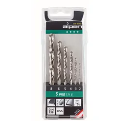 Alpen Bohrer Kassette Pro TM 6 6tlg 2,0 3,0 4,0 5,0 6,0 8,0 111806100
