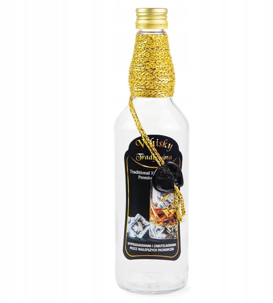 Bimberek Whisky Traditie Decoratieve Glazen Fles 500ml