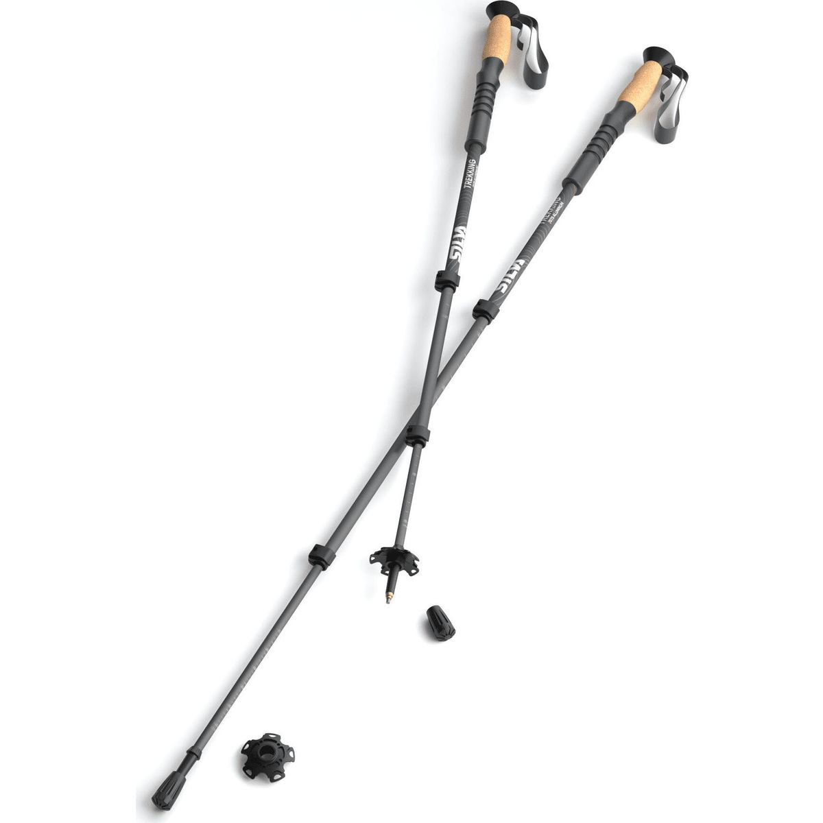 Silva Trekking Poles Aluminum Cork neutral 38121