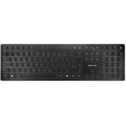 Cherry KW 9100 Slim (DE, Kabellos), Tastatur, Schwarz