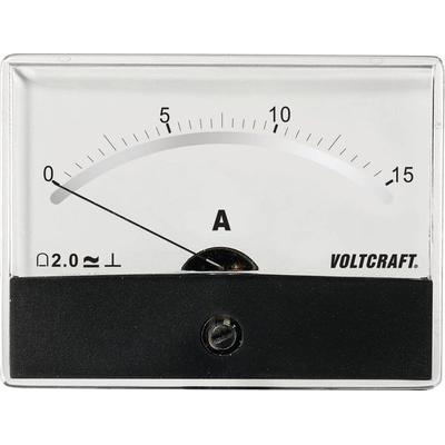 VOLTCRAFT AM-86X65/15A/DC AM-86X65/15A/DC Einbau-Messgerät AM-86X65/15A/DC Drehspule