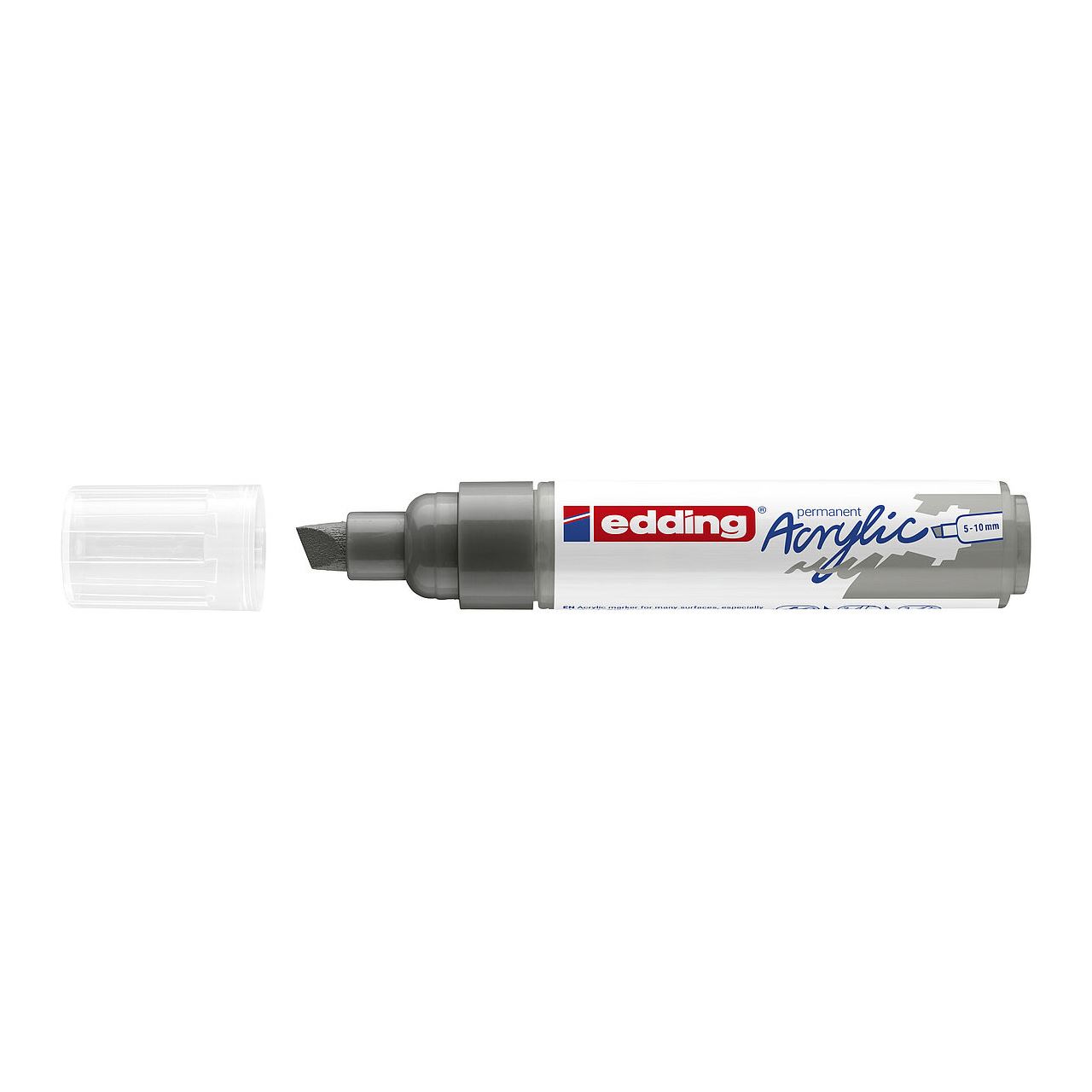 edding 5000 Acrylstift grau 5,0 -10,0 mm, 1 St.