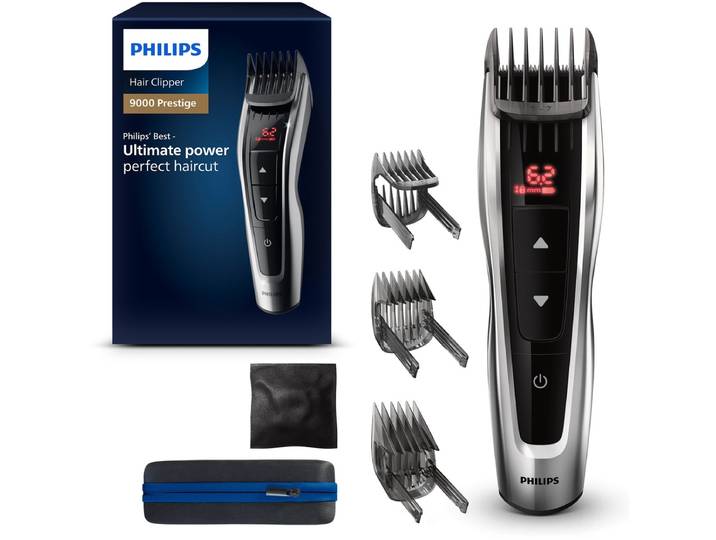 Philips series 9000 HC9420/15 - Tondeuse - Zwart/zilver - Met reisetui