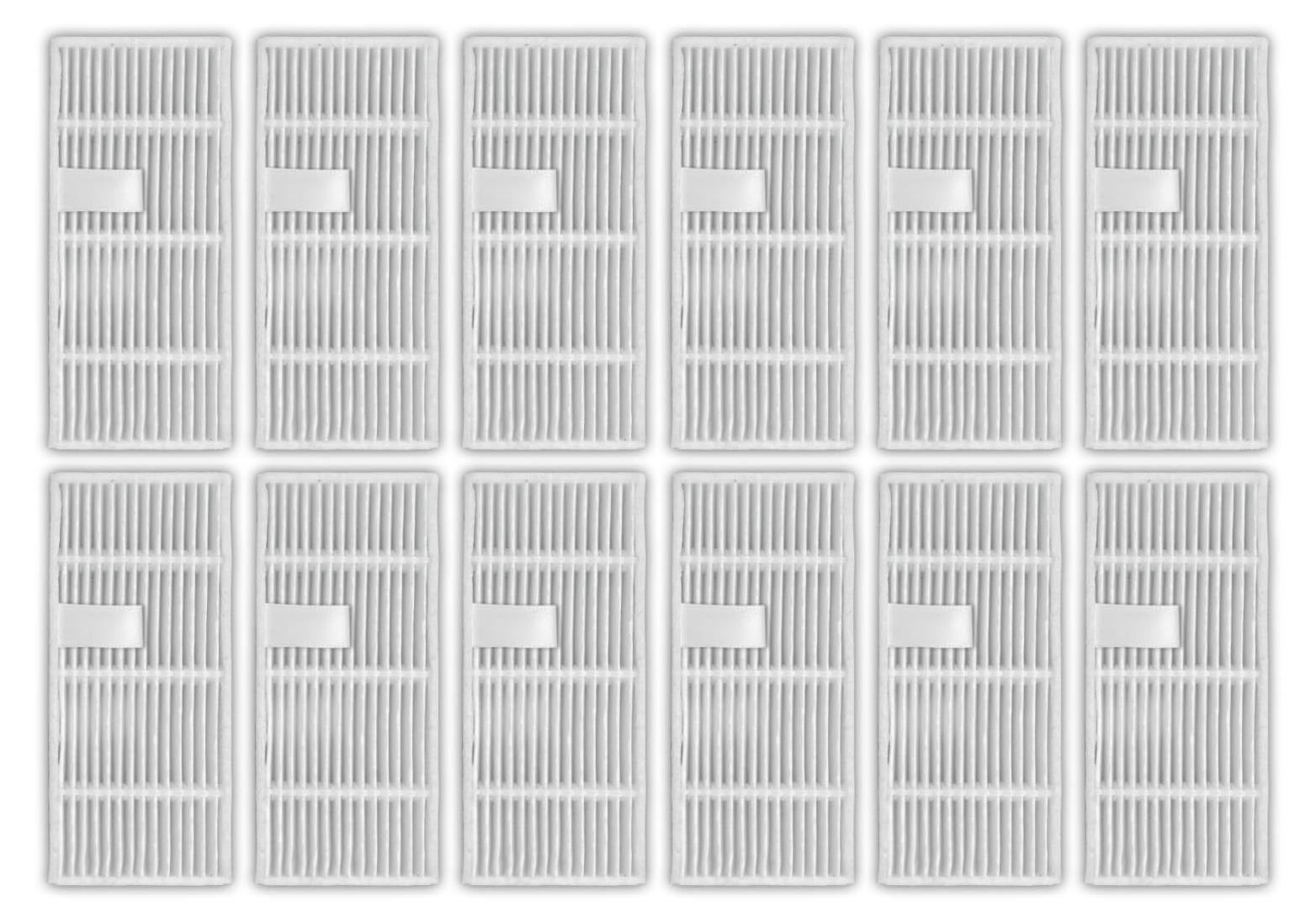 12 HEPA-reservefilters voor de Dripio C20 Omni robotstofzuiger