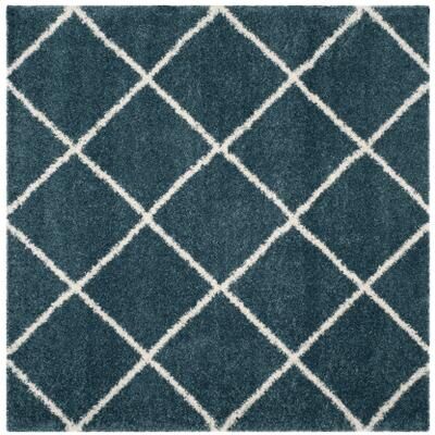SAFAVIEH Hudson Shag Estella Diamond Trellis 2-inch Thick Rug