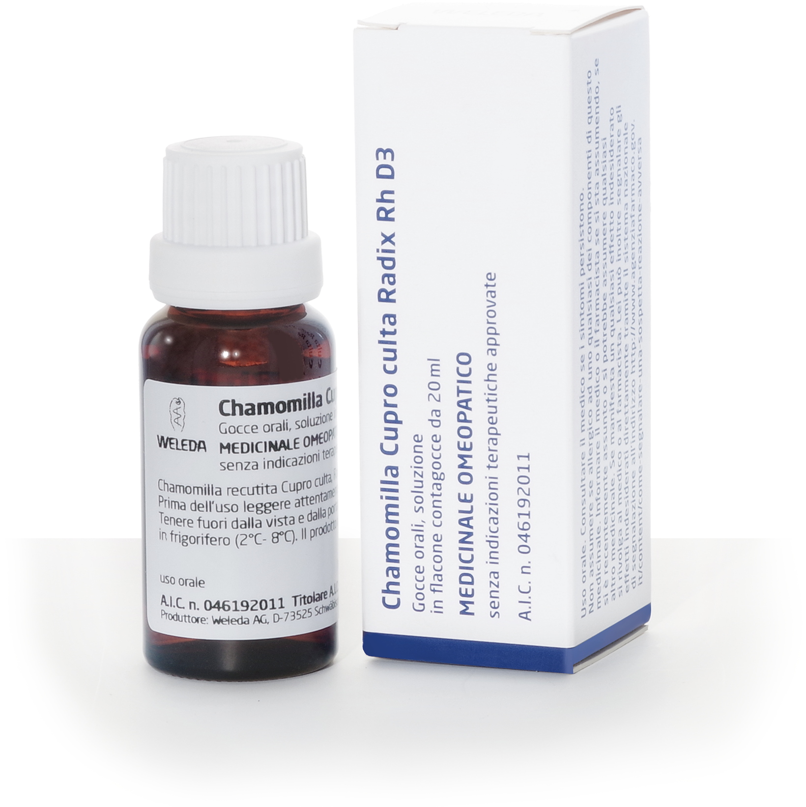 Weleda Chamomilla Cupr*3dh 20ml Os