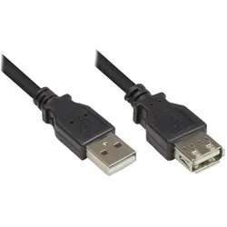Exsys USB Kabel A Stecker (5 m, USB 2.0), USB Kabel
