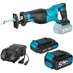 HAZET 9234-010 Akku-Säbelsäge Reciprosäge Set 18V 2,5Ah 5Ah Ladegerät