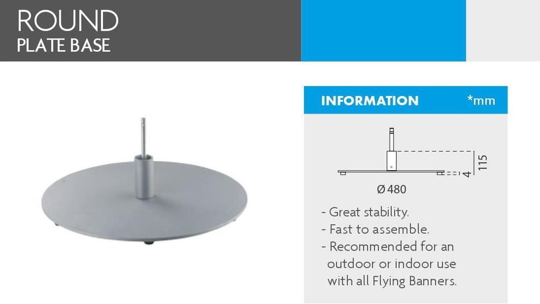 Round Plate Base