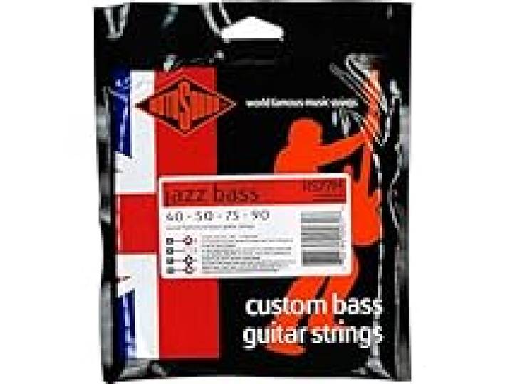 Rotosound Cordes pour Basse Électrique JAZZ 77 MONEL FLATWOUND 4-cordes RS77M FLATW MEDIUM SCALE Standard 40-90