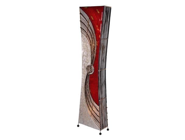 Vloerlamp ALISA, rood, Woon-/ Eetkamer, Design, vloerlamp hout