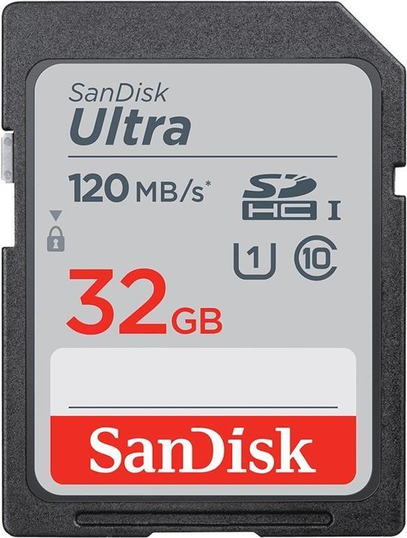 SanDisk Ultra SDHC UHS-I Speicherkarte 32 GB SDSDUN4-032G-GN6IN