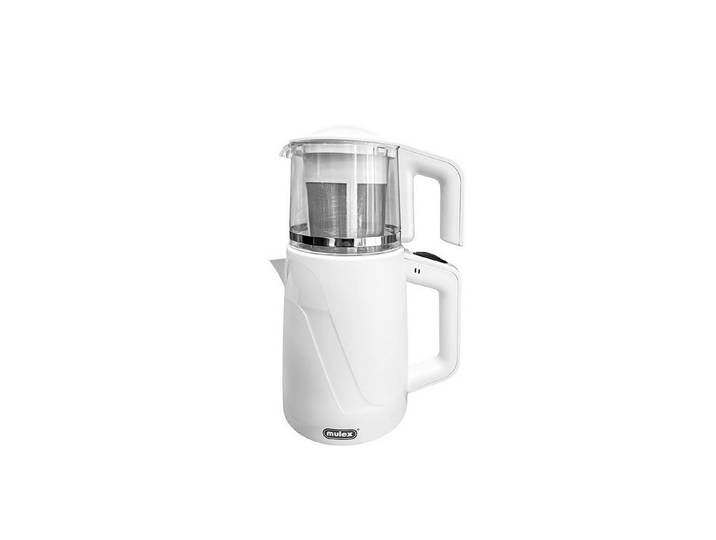 Mulex Teekocher 2in1 Elektrischer Wasser-/ Teekocher 1650W mit Sieb aus Edelstahl