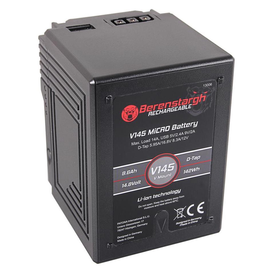 Berenstargh MICRO V145 V-Mount Battery mit 142Wh (Kamera Akku) (31384216)