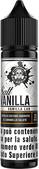 Galactika Salt Vanilla Lab Liquido Shot 20ml Crema Vaniglia Caramello Salato