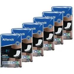 Attends MEN 3 Protective Absorbent Shield Box 6X10 St Beutel