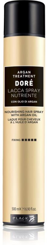 Black Professional Line DORÉ Nourishing Argan Oil Hair Spray laque cheveux extra fort 500 ml