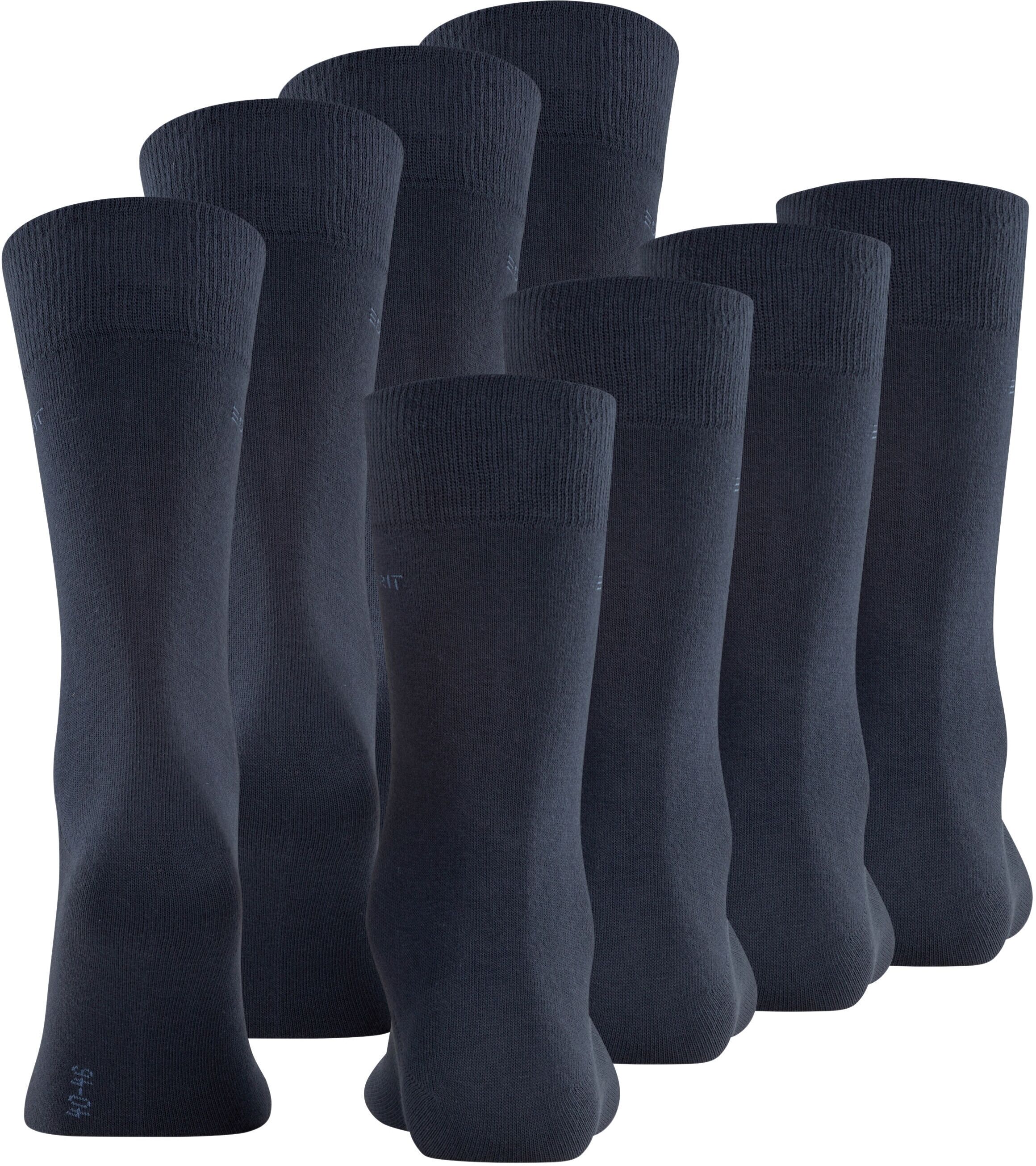 Socken ESPRIT "Solid", Herren, Gr. 40-46, blau (marine), Baumwollmischung, unifarben, normal, Socken Socken, uni Socken, Basic Vorteilspack, wadenhoch marine 40-46