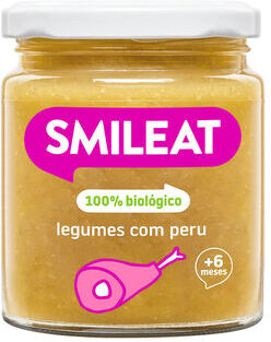 Smileat Boião Legumes com Peru Biológico +6M 230 gr