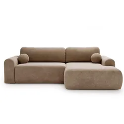 ECKSOFA Savana Braun Rechts