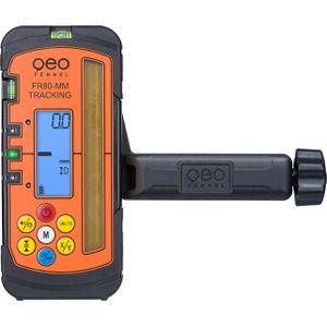geo-FENNEL Laser-Empfänger 254085, FR 80-MM TRACKING, 300m Reichweite, mit Magnet, für rote & grüne Laserlinien