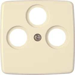 Kopp 339401181 RIVO - Antennensteckdose TV/RF/SAT, digitaltauglich, Farbe: cremeweiß