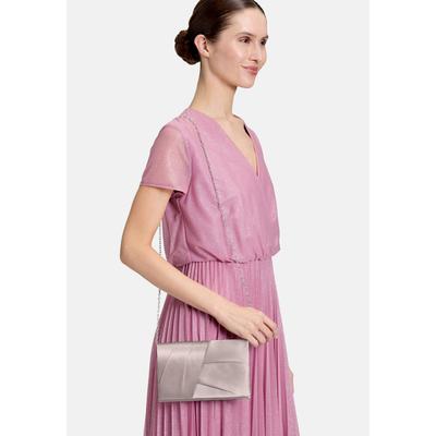 Abendtasche VERA MONT "Damen unifarben", Damen, Gr. ACC, bunt (nirvana), Satin, Polyester, Taschen Abendtasche, Falten