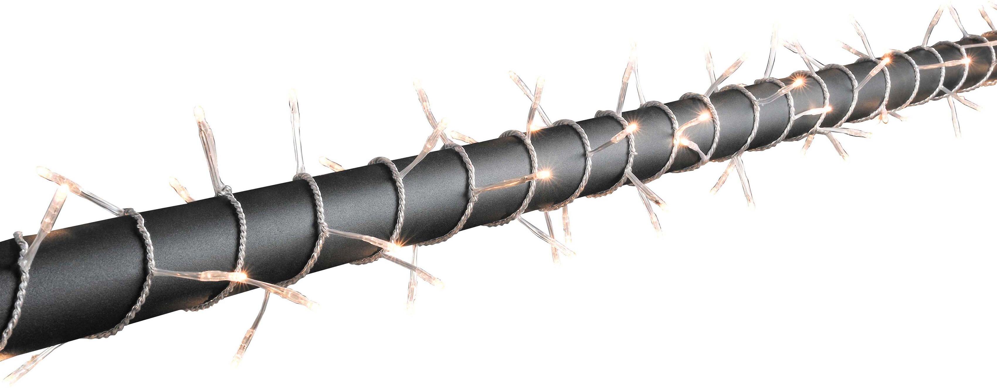 KONSTSMIDE LED-Lichterkette "Weihnachtsdeko aussen", transparent (klar), Dioden 80 Stk., Gesamtlänge 8,95m, Lichterketten, verschweißt, 80 klare Birnen, LED-Lichterkette