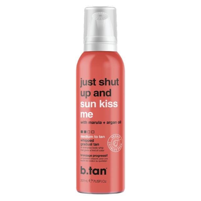 B.Tan Just Shut Up & Sun Kiss Me Feuchtigkeitsspendendes & progressives Selbstbräunungsmousse (207 ml) (1112037)