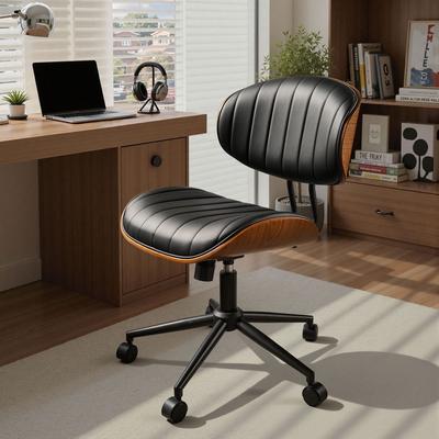 OVIOS Armless Adjustable Ergonomic Office Desk Chair