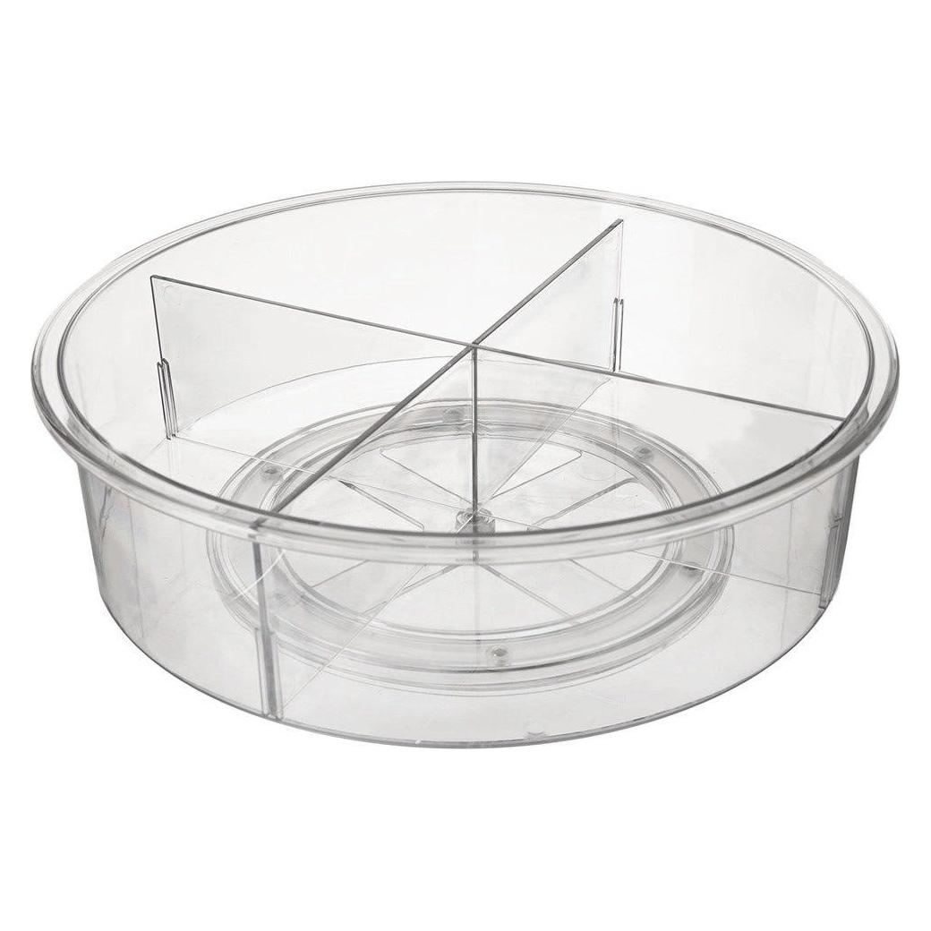 Aptel Pojemnik organizer obrotowy dzielony do lodówki szafki szuflady 30cm ORION 154061 (64445740)