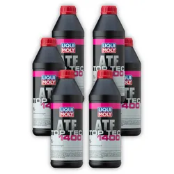 6x Getriebeöl LIQUI MOLY 3662 Top Tec ATF 1400 für CVT-Getriebe ua Audi/Mercedes 1L