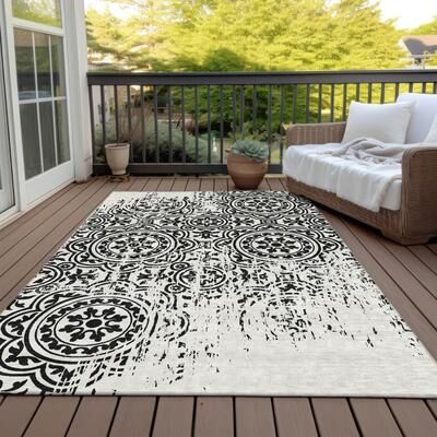 Addison Rugs Machine Washable Indoor/ Outdoor Chantille Vintage Suzani Rug